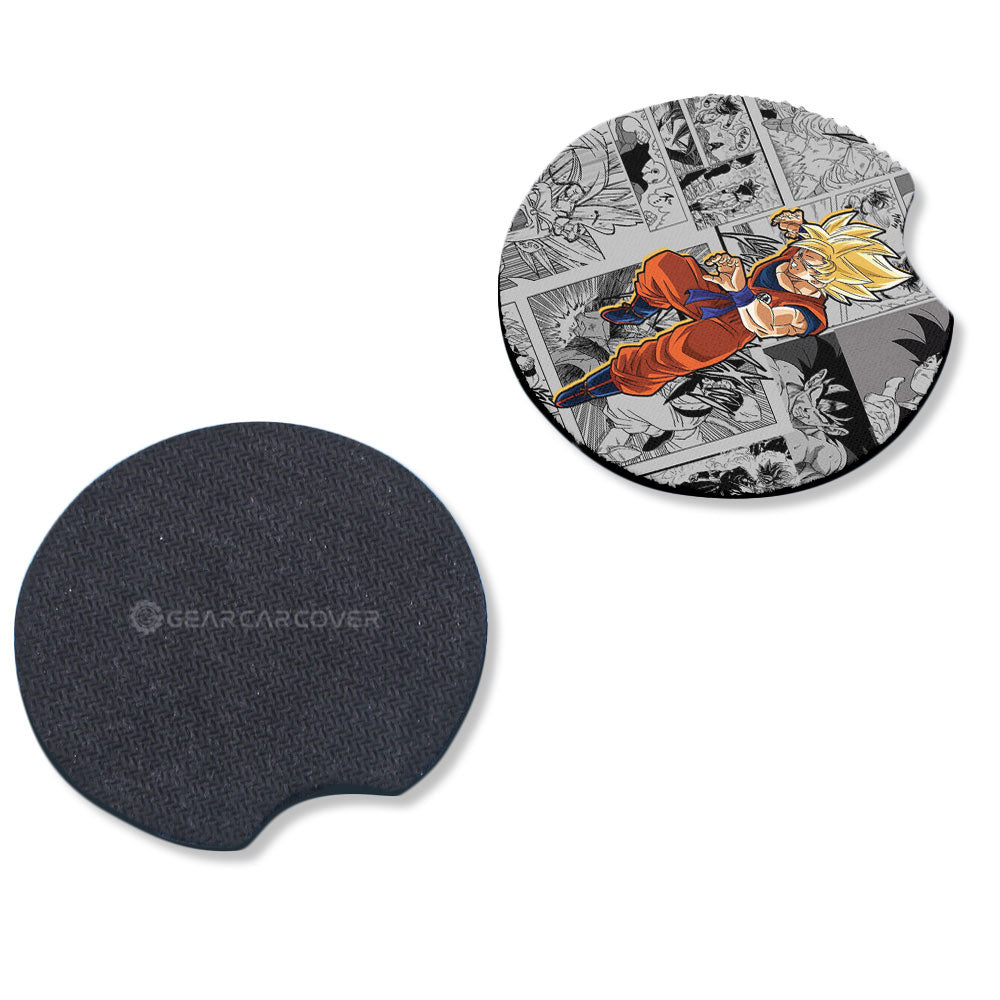 Goku SSJ Car Coaster Set Collection - Gearcarcover - 4