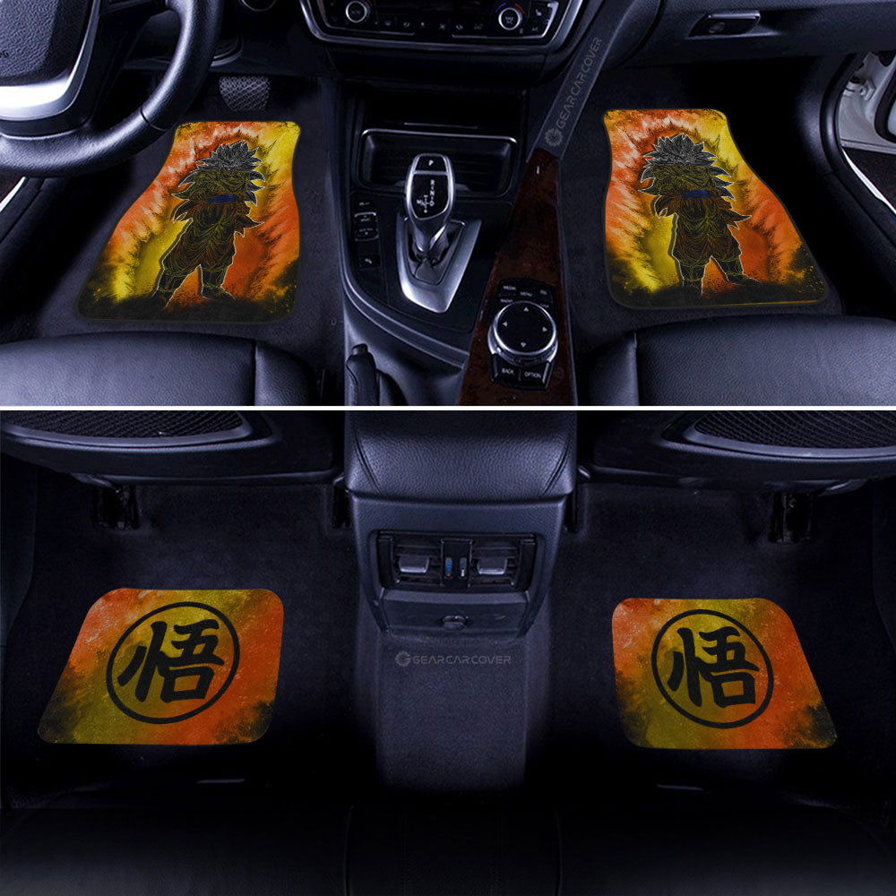 Goku SSJ Car Floor Mats Custom Anime Car Accessories - Gearcarcover - 2