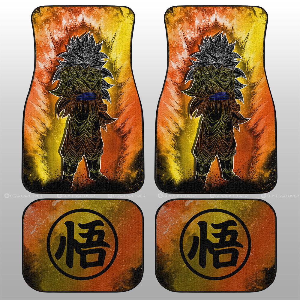 Goku SSJ Car Floor Mats Custom Anime Car Accessories - Gearcarcover - 1