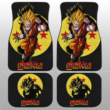 Goku SSJ Car Floor Mats Custom Car Accessories - Gearcarcover - 1