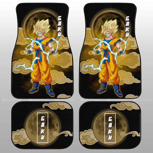 Goku SSJ Car Floor Mats Custom Car Accessories - Gearcarcover - 2
