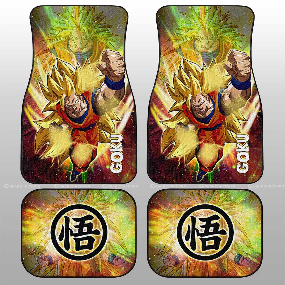 Goku SSJ Car Floor Mats Custom Car Accessories - Gearcarcover - 1