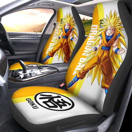 Goku SSJ Car Seat Covers Custom Car Accessories For Fans - Gearcarcover - 2