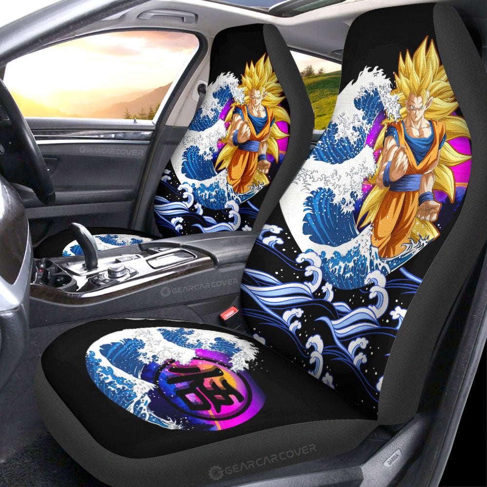 Goku SSJ Car Seat Covers Custom Dragon Ball Car Interior Accessories - Gearcarcover - 1