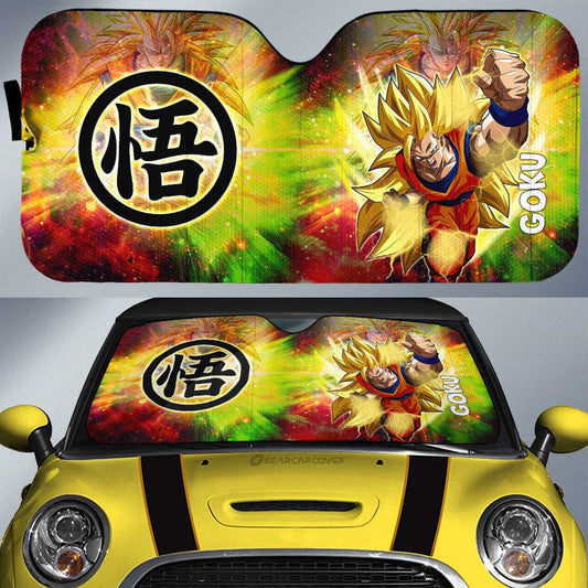 Goku SSJ Car Sunshade Custom Car Accessories - Gearcarcover - 1