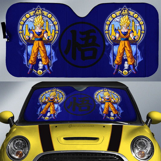 Goku SSJ Car Sunshade Custom Car Interior Accessories - Gearcarcover - 1