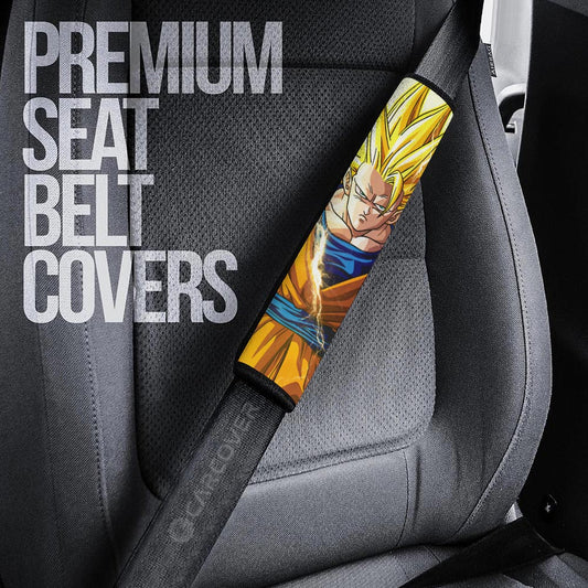 Goku SSJ Seat Belt Covers Custom Car Accessories - Gearcarcover - 2