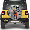 Goku SSJ Spare Tire Covers Camera Hole Collection - Gearcarcover - 1