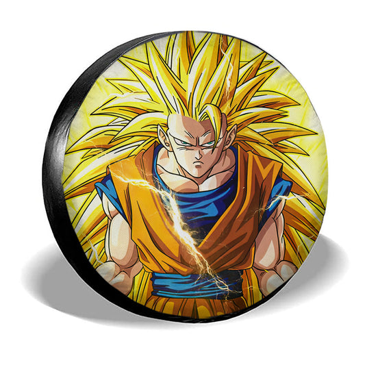 Goku SSJ Spare Tire Covers Custom Car Accessories - Gearcarcover - 2