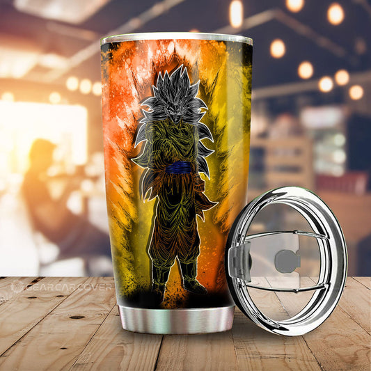 Goku SSJ Tumbler Cup Custom Anime Car Accessories - Gearcarcover - 1