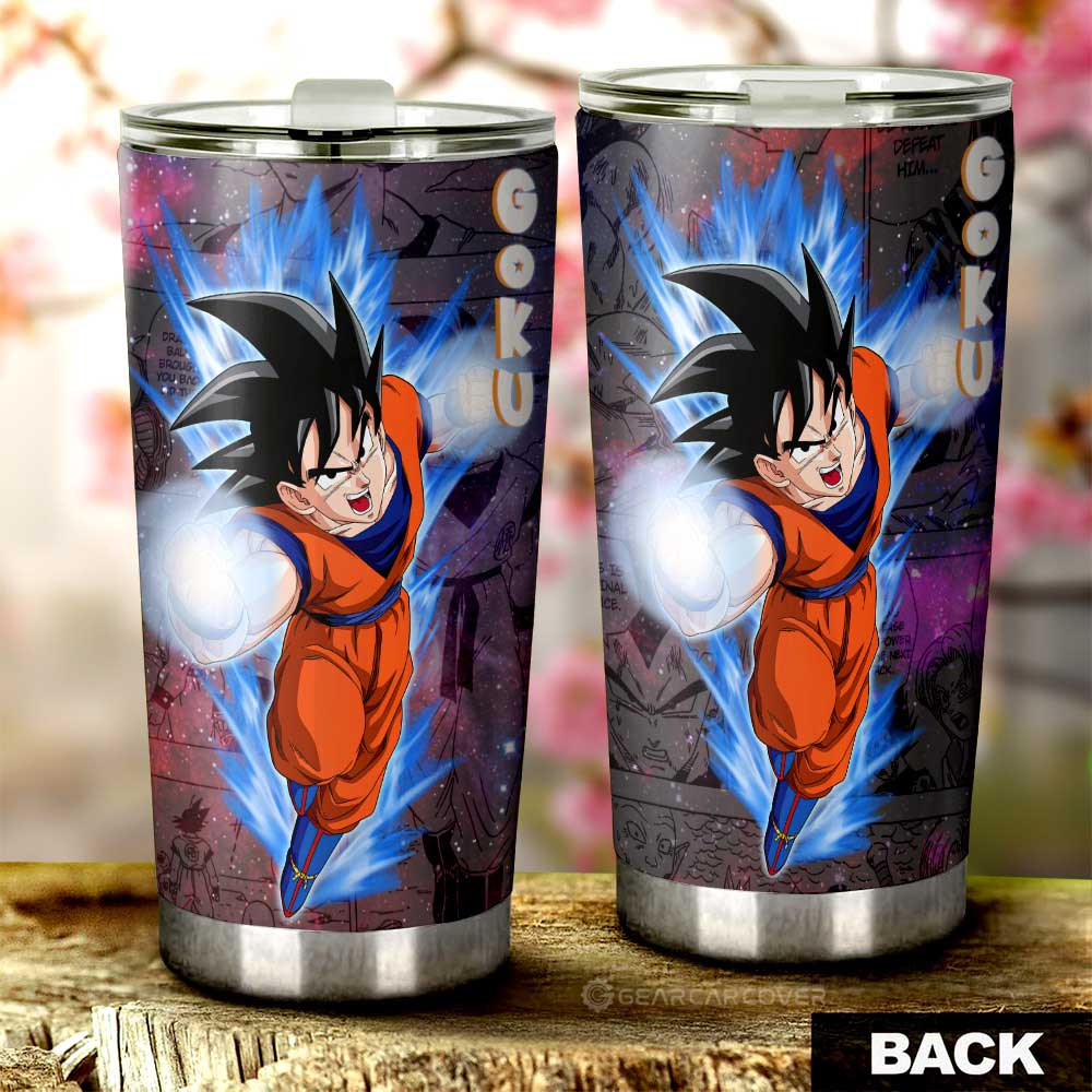 Goku Tumbler Cup Custom Car Accessories Galaxy Style - Gearcarcover - 3