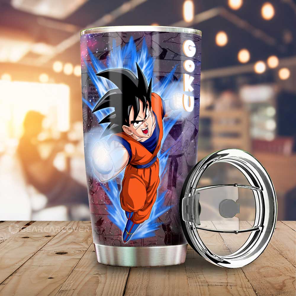 Goku Tumbler Cup Custom Car Accessories Galaxy Style - Gearcarcover - 1