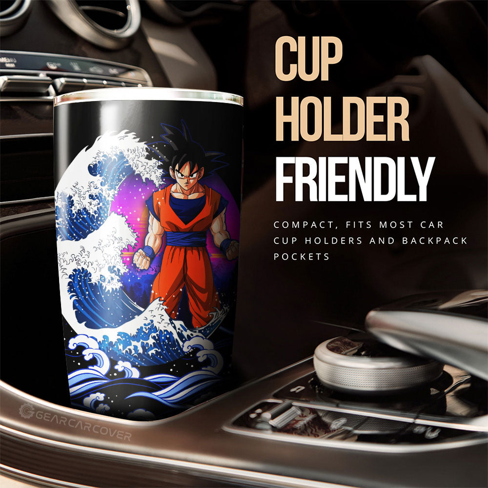 Goku Tumbler Cup Custom Dragon Ball Car Interior Accessories - Gearcarcover - 3