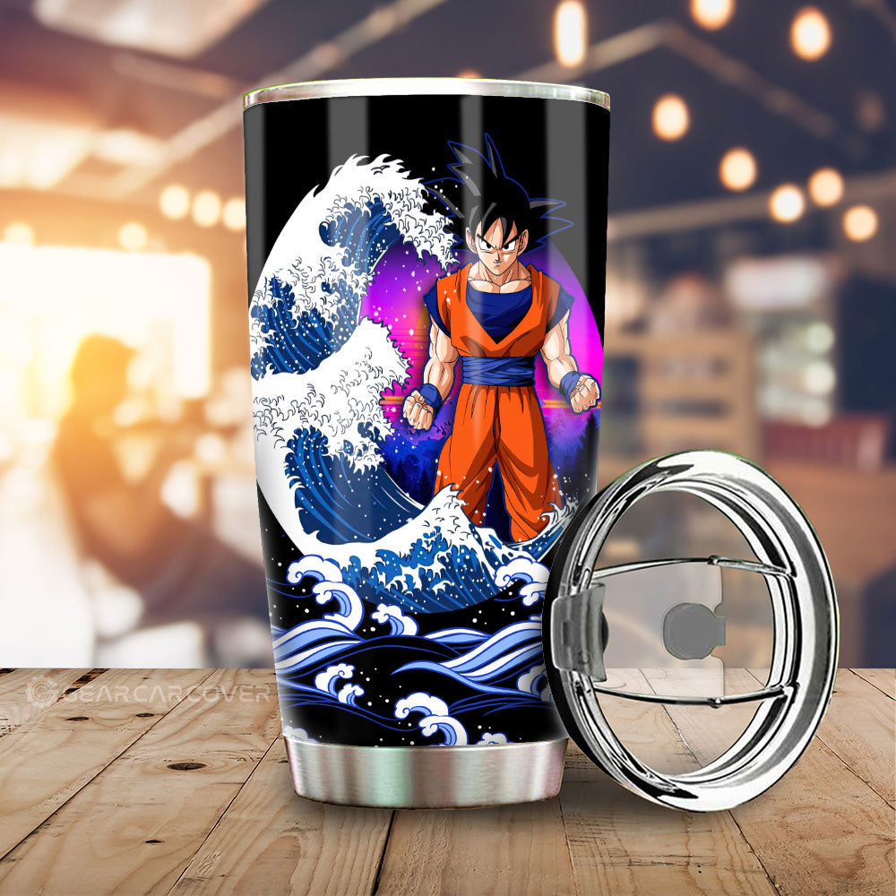 Goku Tumbler Cup Custom Dragon Ball Car Interior Accessories - Gearcarcover - 1