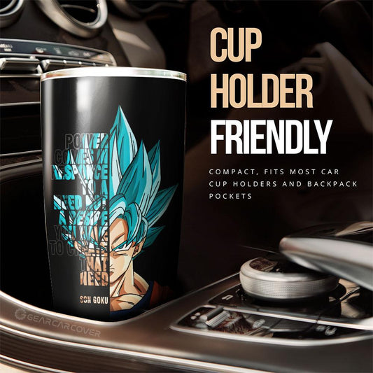 Goku Tumbler Cup Custom Gift For Fans - Gearcarcover - 2