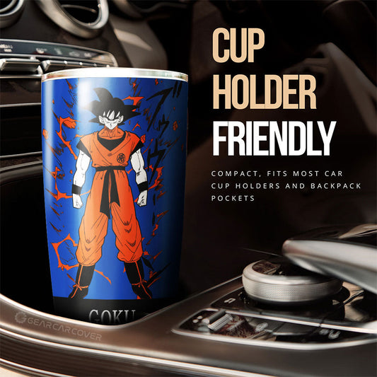 Goku Tumbler Cup Custom Manga Color Style - Gearcarcover - 2