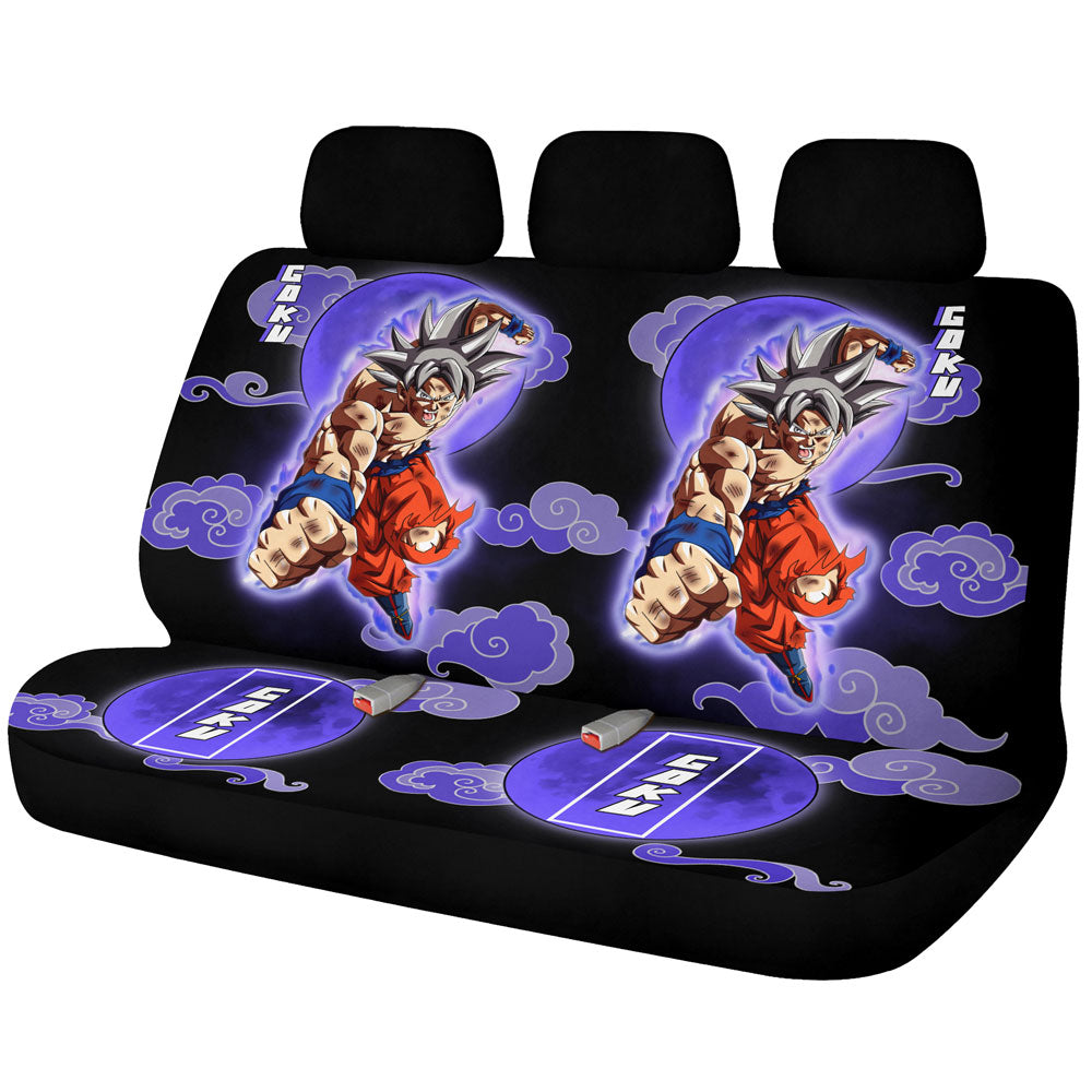 Goku Ultra Instinct Car Back Seat Covers Custom Car Accessories - Gearcarcover - 1