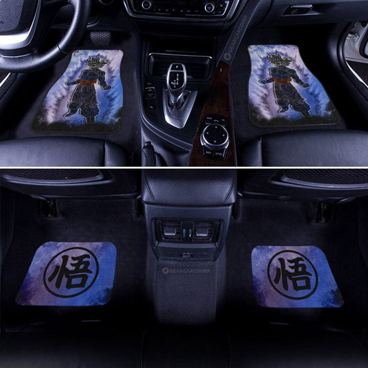 Goku Ultra Instinct Car Floor Mats Custom Anime Car Accessories - Gearcarcover - 2
