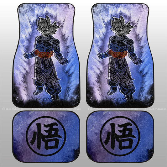Goku Ultra Instinct Car Floor Mats Custom Anime Car Accessories - Gearcarcover - 1