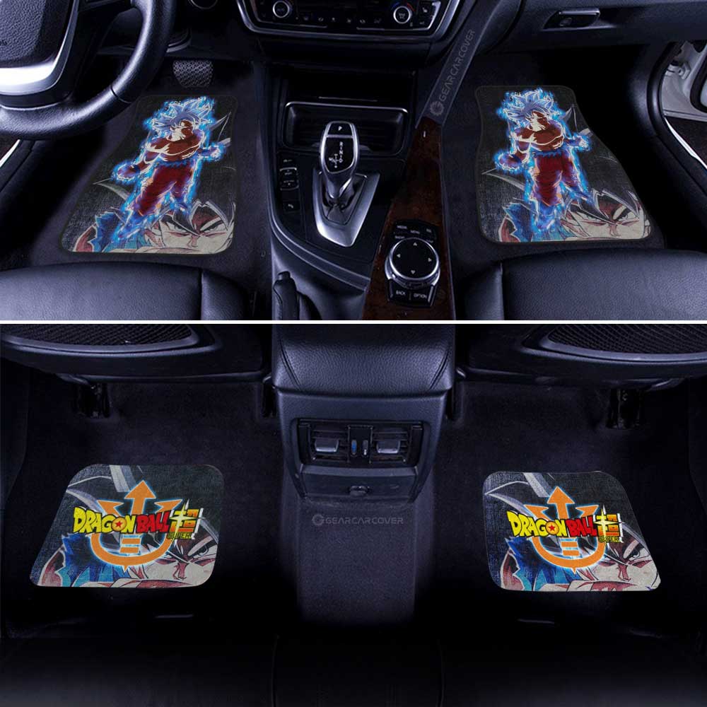 Goku Ultra Instinct Car Floor Mats Custom Car Accessories - Gearcarcover - 2