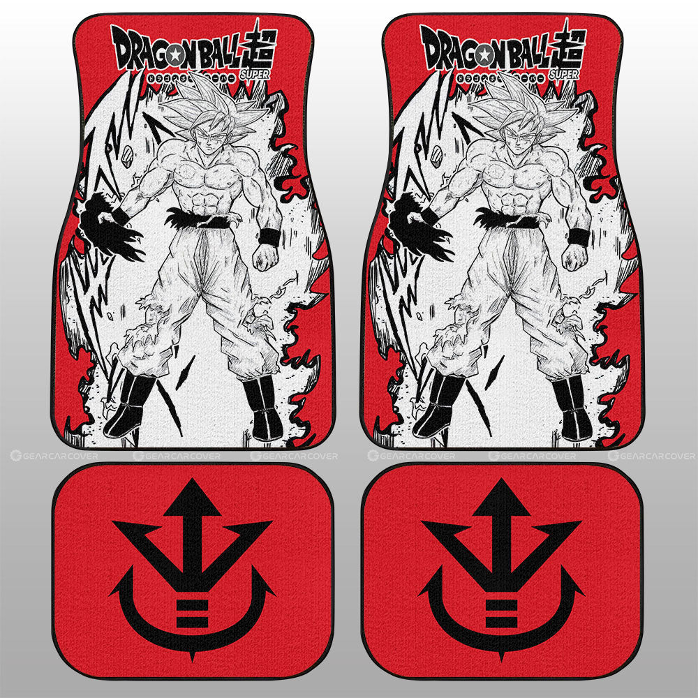 Goku Ultra Instinct Car Floor Mats Custom Car Accessories - Gearcarcover - 2