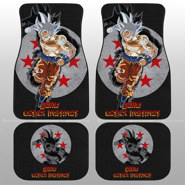 Goku Ultra Instinct Car Floor Mats Custom Car Accessories - Gearcarcover - 1