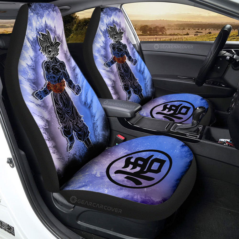 Goku Ultra Instinct Car Seat Covers Custom Anime Car Accessories - Gearcarcover - 2