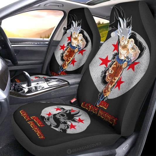 Goku Ultra Instinct Car Seat Covers Custom Car Accessories - Gearcarcover - 1