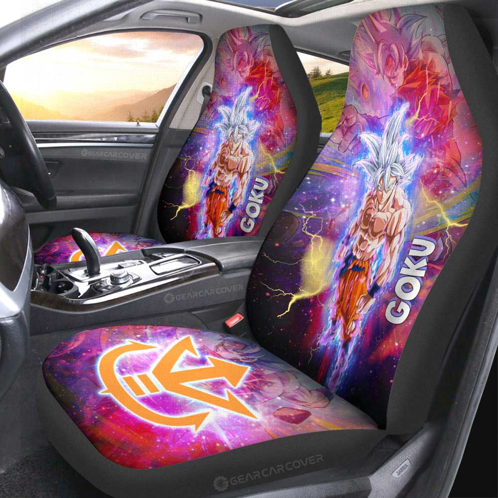 Goku Ultra Instinct Car Seat Covers Custom Car Accessories - Gearcarcover - 1