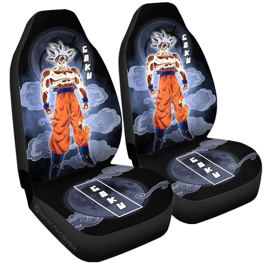 Goku Ultra Instinct Car Seat Covers Custom Car Accessories Perfect Gift For Fan - Gearcarcover - 3