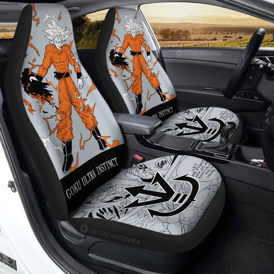 Goku Ultra Instinct Car Seat Covers Custom For Car - Gearcarcover - 1