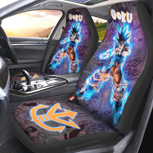 Goku Ultra Instinct Car Seat Covers Custom Galaxy Style Car Accessories - Gearcarcover - 2