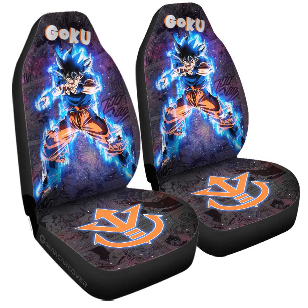 Goku Ultra Instinct Car Seat Covers Custom Galaxy Style Car Accessories - Gearcarcover - 3