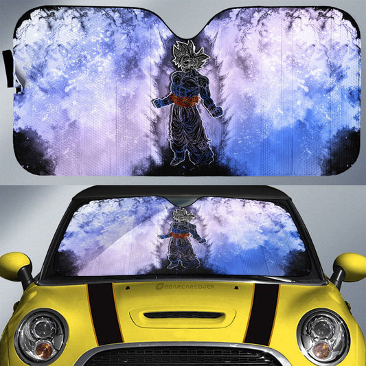 Goku Ultra Instinct Car Sunshade Custom Anime Car Accessories - Gearcarcover - 1