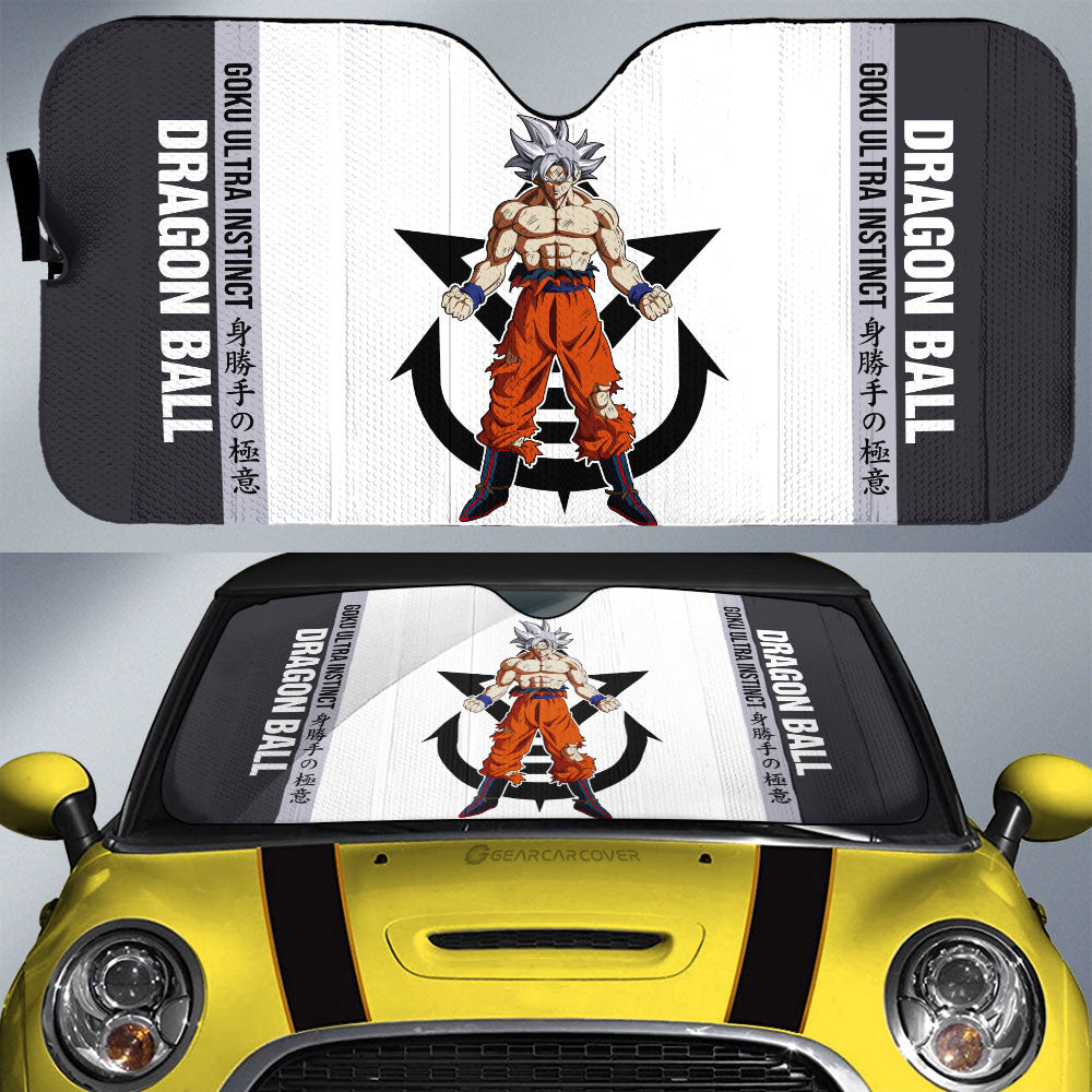 Goku Ultra Instinct Car Sunshade Custom Car Accessories For Fans - Gearcarcover - 1