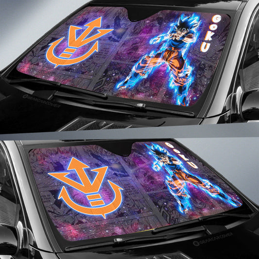 Goku Ultra Instinct Car Sunshade Custom Car Accessories Galaxy Style - Gearcarcover - 2