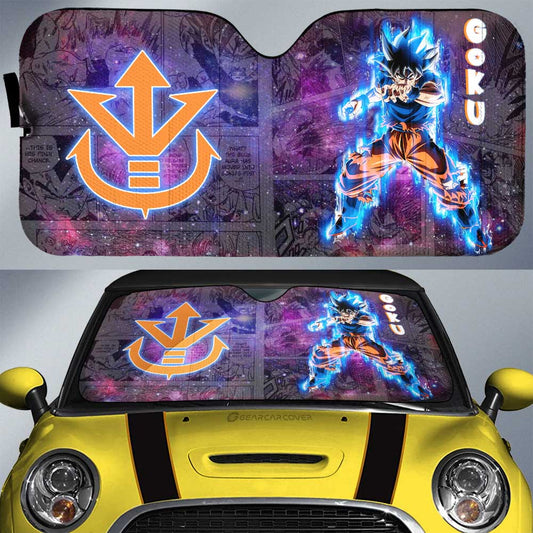Goku Ultra Instinct Car Sunshade Custom Car Accessories Galaxy Style - Gearcarcover - 1