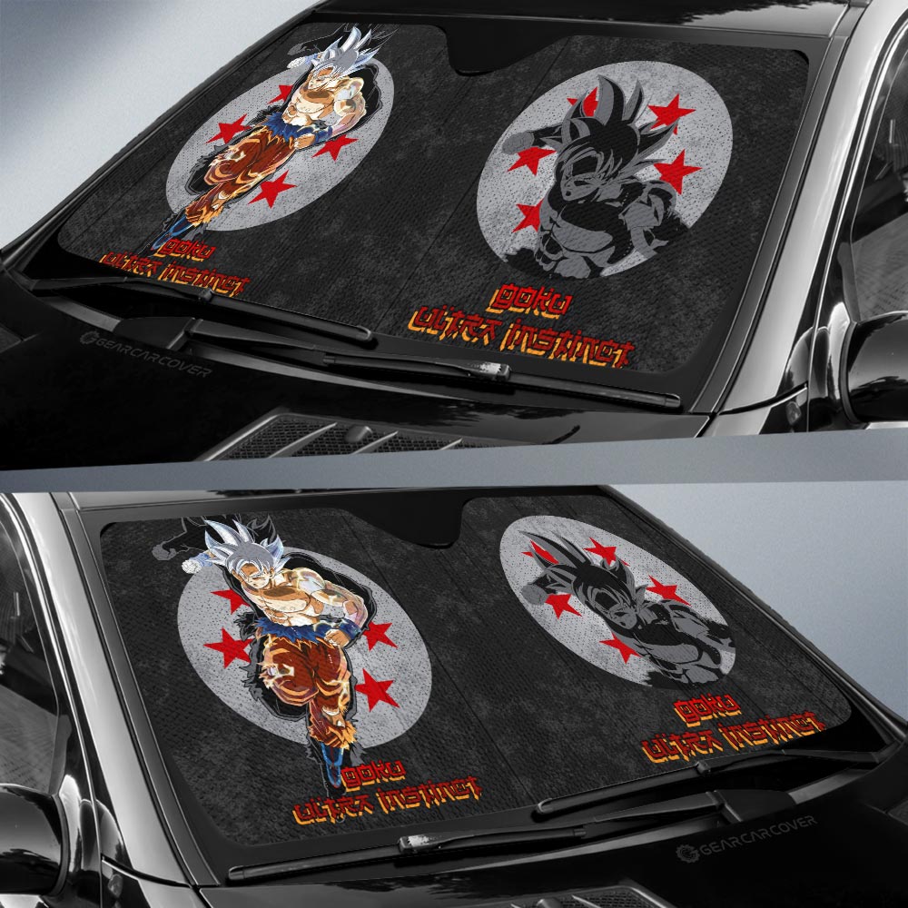 Goku Ultra Instinct Car Sunshade Custom Car Interior Accessories - Gearcarcover - 3