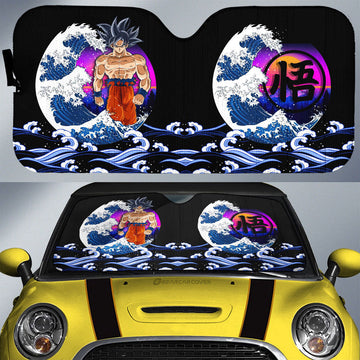 Goku Ultra Instinct Car Sunshade Custom Dragon Ball Car Interior Accessories - Gearcarcover - 1