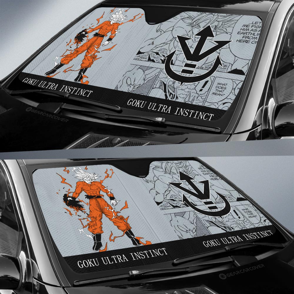 Goku Ultra Instinct Car Sunshade Custom For Car - Gearcarcover - 2