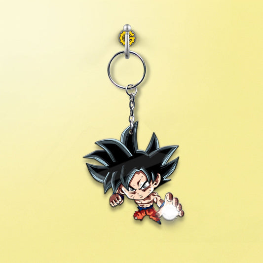 Goku Ultra Instinct Keychain Custom Car Accessories - Gearcarcover - 2