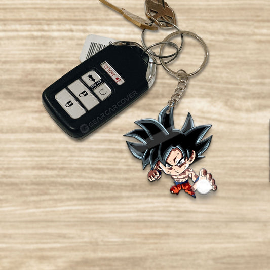 Goku Ultra Instinct Keychain Custom Car Accessories - Gearcarcover - 1