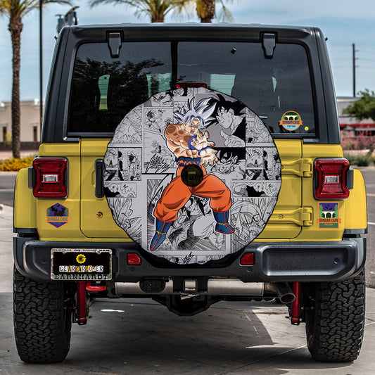 Goku Ultra Instinct Spare Tire Covers Camera Hole Collection - Gearcarcover - 2