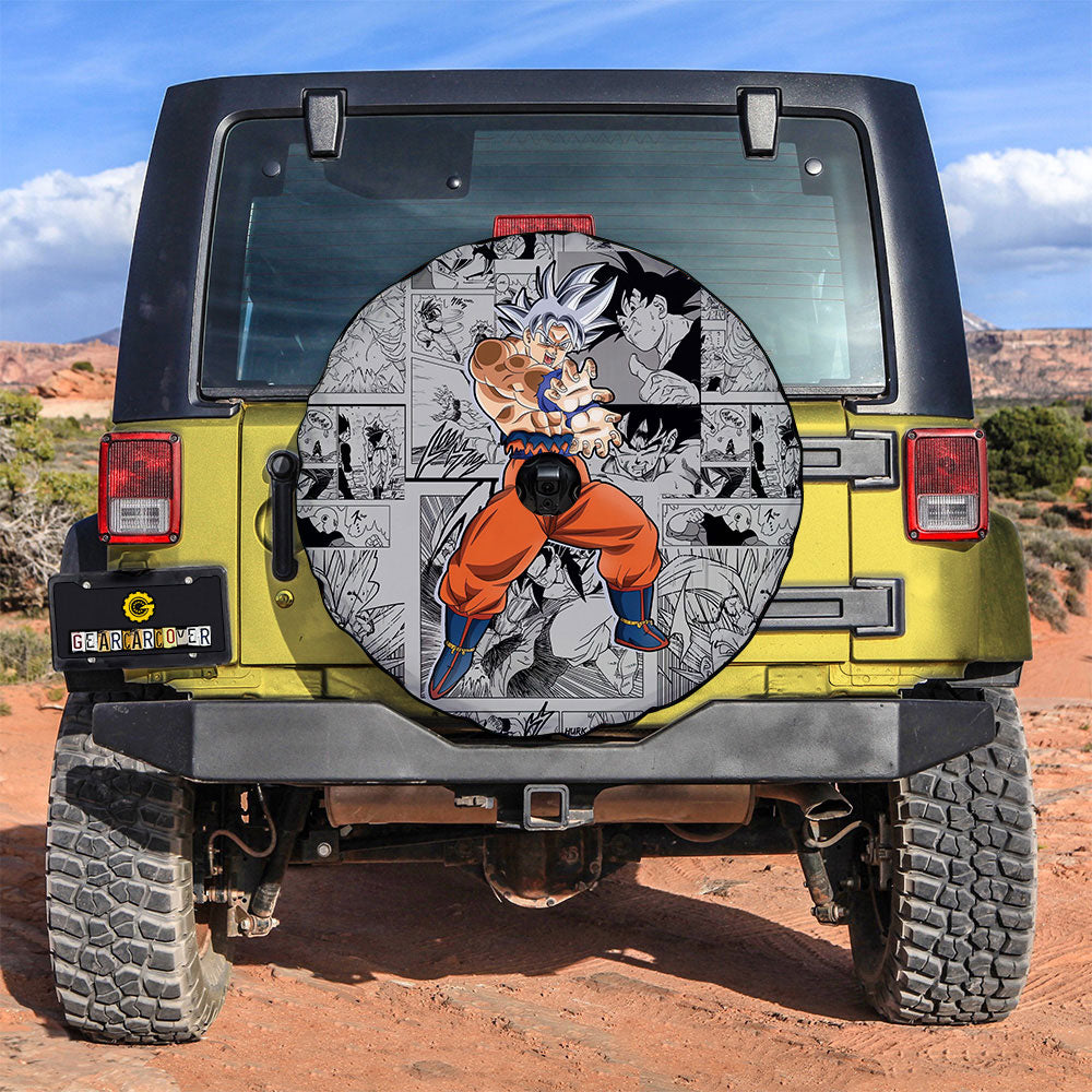 Goku Ultra Instinct Spare Tire Covers Camera Hole Collection - Gearcarcover - 3