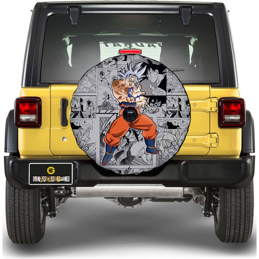 Goku Ultra Instinct Spare Tire Covers Camera Hole Collection - Gearcarcover - 1