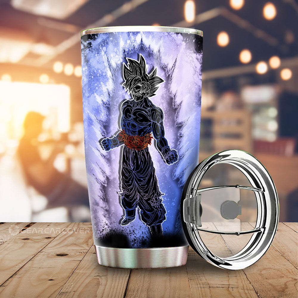 Goku Ultra Instinct Tumbler Cup Custom Anime Car Accessories - Gearcarcover - 1