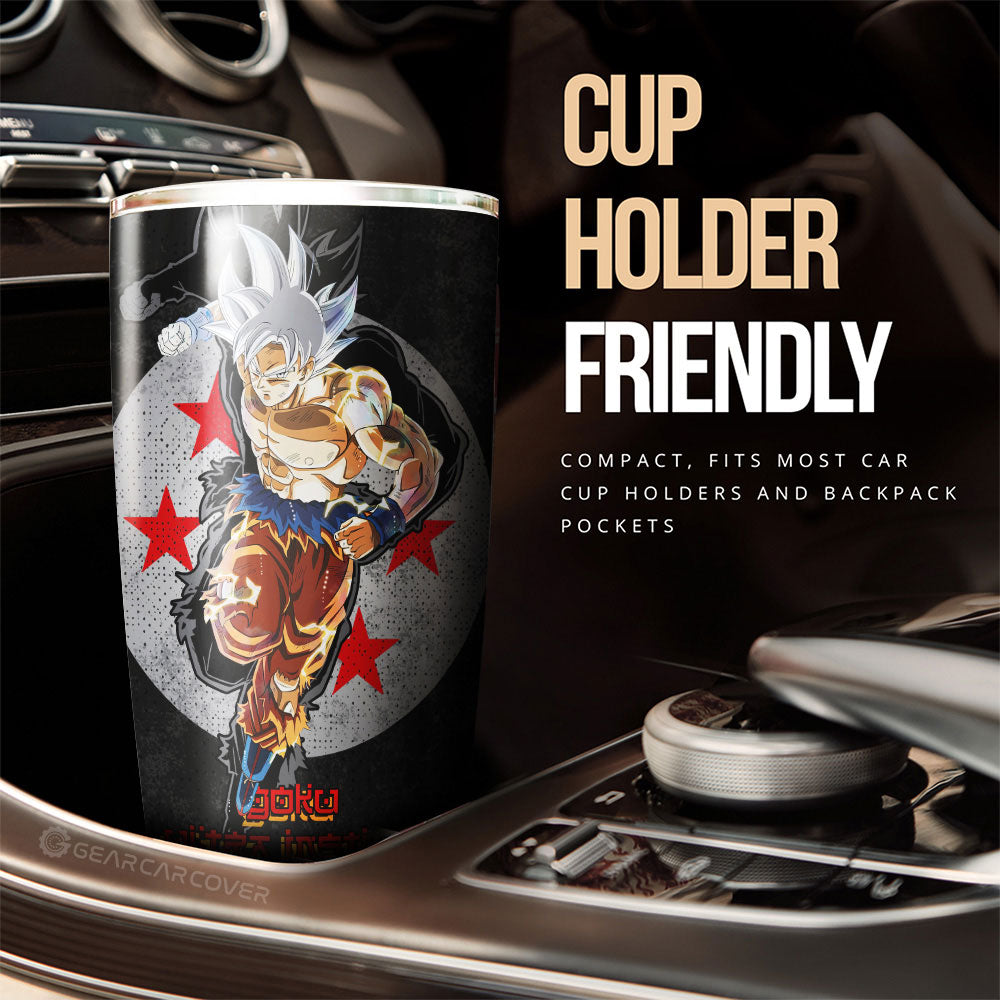 Goku Ultra Instinct Tumbler Cup Custom Car Accessories - Gearcarcover - 1