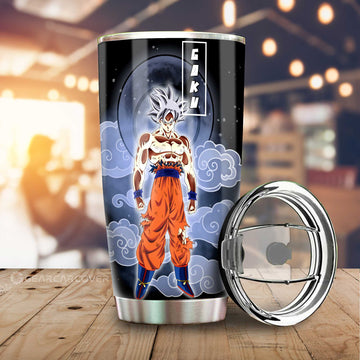 Goku Ultra Instinct Tumbler Cup Custom Car Accessories - Gearcarcover - 1