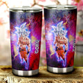 Goku Ultra Instinct Tumbler Cup Custom Dragon Ball Anime Car Accessories - Gearcarcover - 2