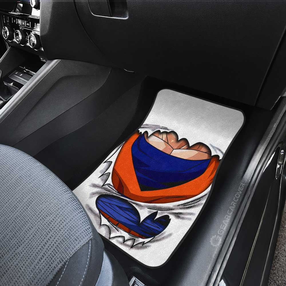 Goku Uniform Car Floor Mats Custom - Gearcarcover - 3